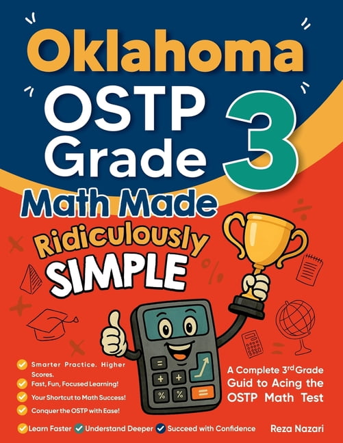 Oklahoma OSTP Grade 3 Math Made Ridiculously Simple, (Paperback)