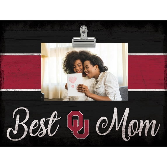 Oklahoma Sooners 10.5'' x 8'' Best Mom Clip Frame