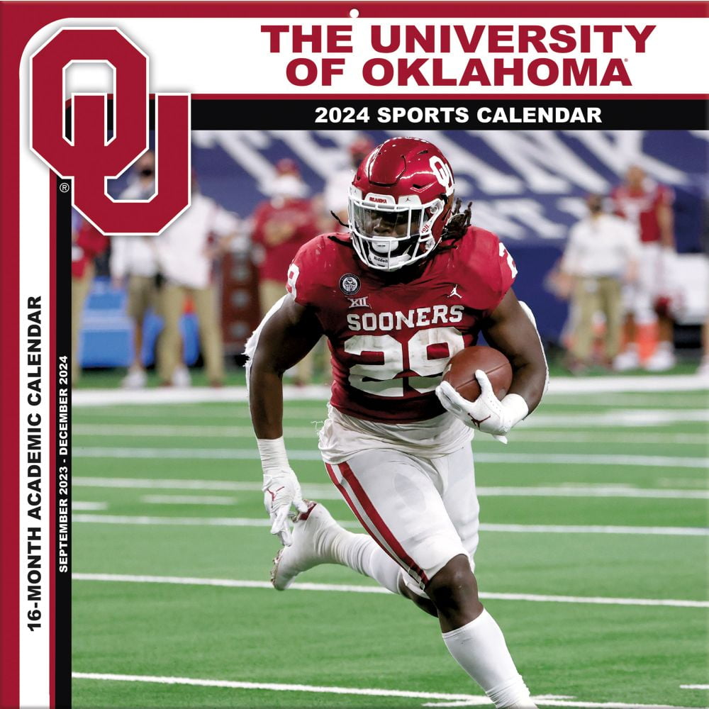 Oklahoma Sooners 2024 12'' x 12'' Team Wall Calendar