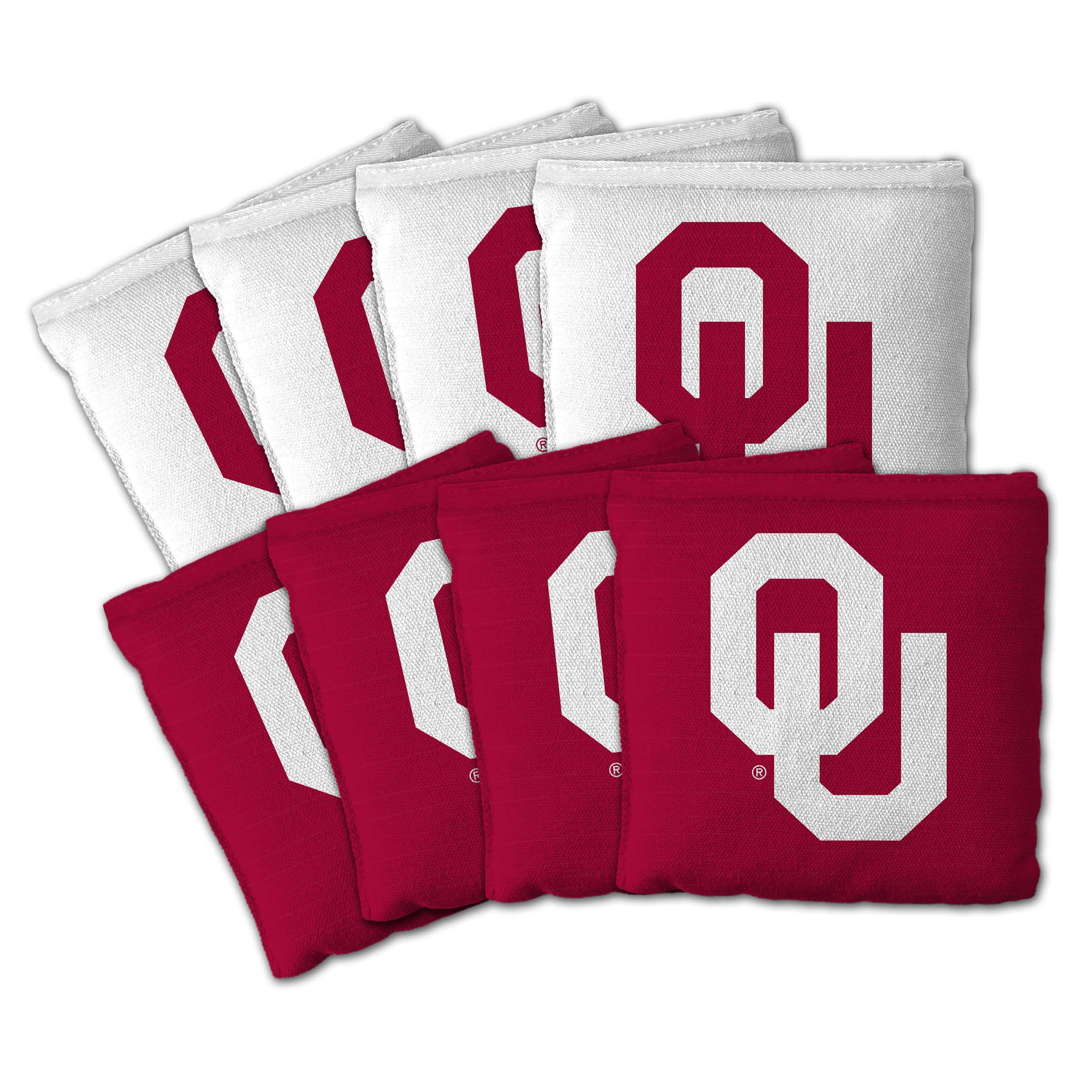 Oklahoma Sooners 8pk Licensed Cornhole Bags