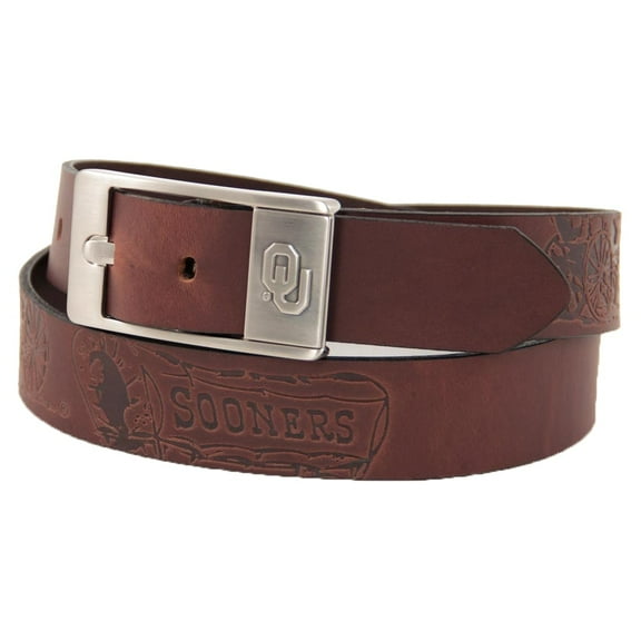 Oklahoma Sooners Brandish Leather Belt