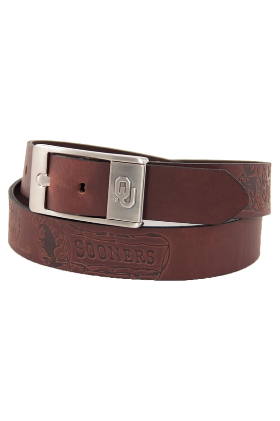 Oklahoma Sooners Brandish Leather Belt