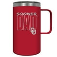 thumbnail image 1 of Oklahoma Sooners Dad 18oz. Hustle Travel Mug, 1 of 1