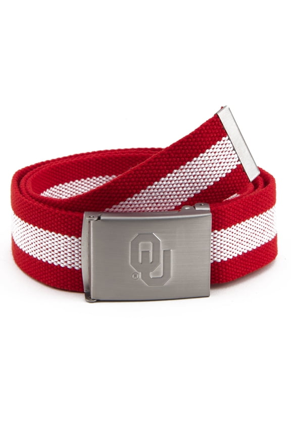 Oklahoma Sooners Fabric Belt