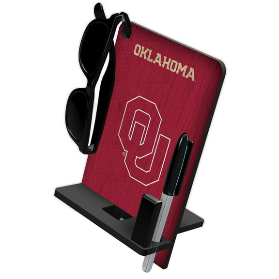 Oklahoma Sooners Four in One Desktop Phone Stand