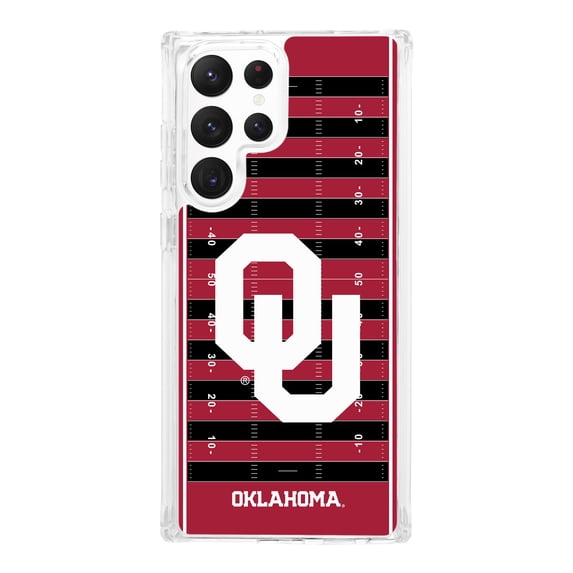 Oklahoma Sooners HD Phone Case Compatible with MagSafe Samsung Galaxy S21 Ultra (Field) by Affinity Bands