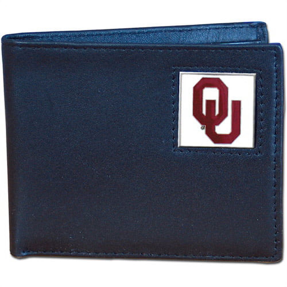 Oklahoma Sooners Leather Bi-fold Wallet Packaged in Gift Box (F) - image 1 of 1