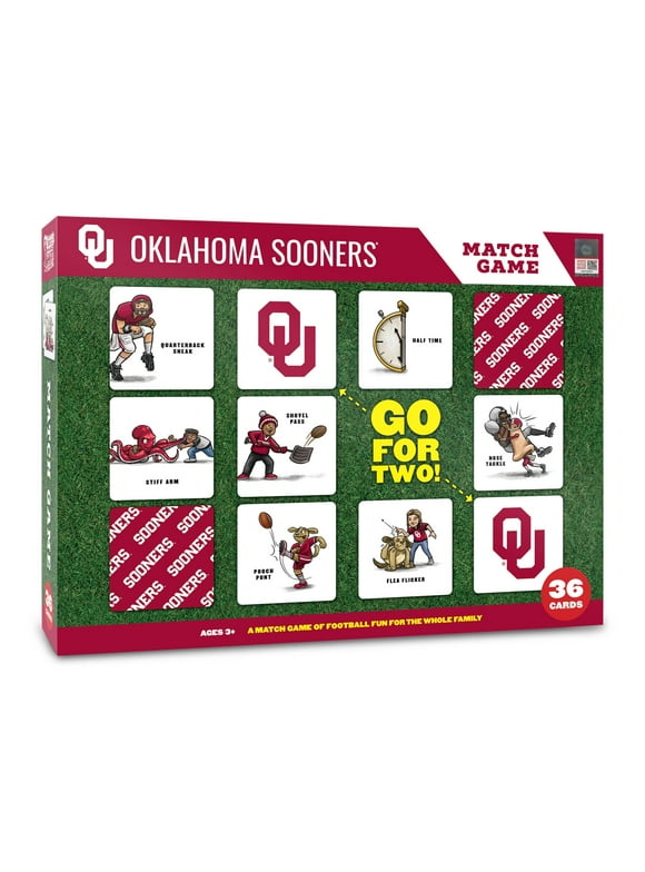 Oklahoma Sooners Licensed Memory Match Game