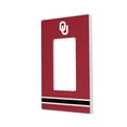 thumbnail image 1 of Oklahoma Sooners Stripe Design Single Rocker Light Switch Plate, 1 of 4