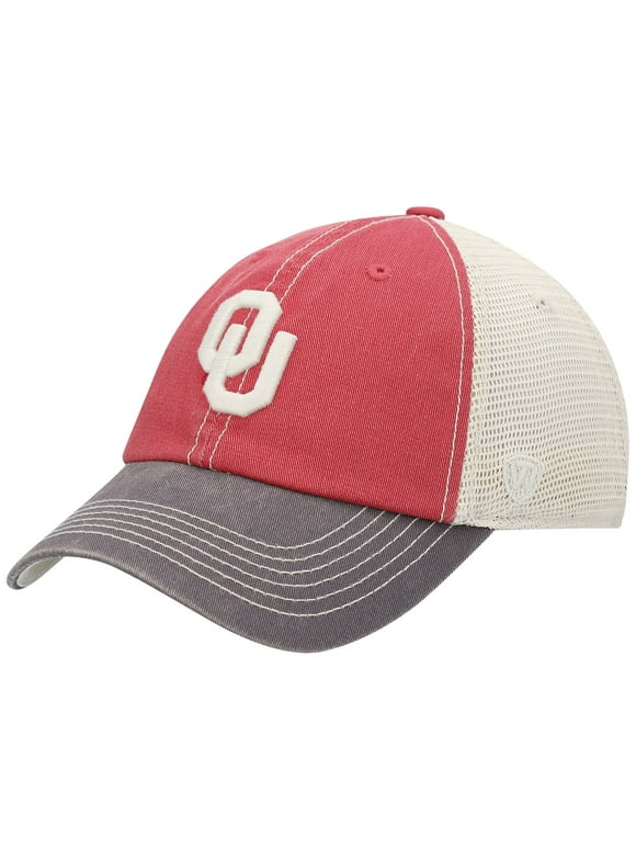Oklahoma Sooners Top of the World Offroad Trucker Adjustable Hat - Crimson - OSFA