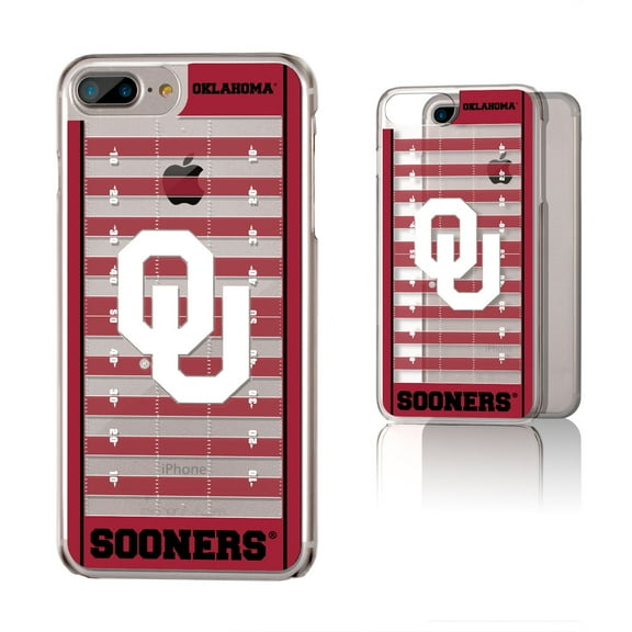 Oklahoma Sooners iPhone Clear Football Field Design Case
