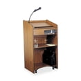 thumbnail image 1 of Oklahoma Sound® Aristocrat Sound Lectern, Medium Oak, 1 of 2