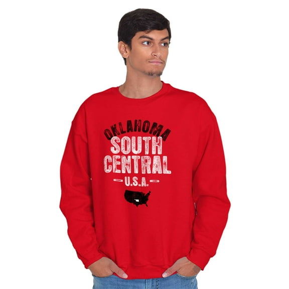 Oklahoma South Central USA Funny Unisex Plus Size Sweatshirt Brisco Brands 3X