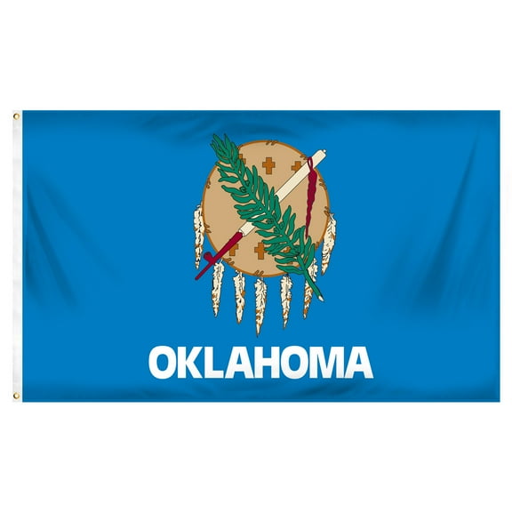 Oklahoma Spun Heavy Duty Polyester Flag 3ft x 5ft