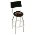thumbnail image 1 of Oklahoma State 30 Inch L8C4 Chrome Bar Stool With Back, 1 of 7