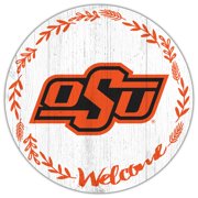Oklahoma State Cowboys 12 Welcome Circle Sign