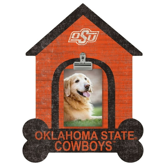 Oklahoma State Cowboys Dog Bone House Clip Frame