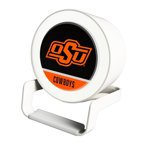 Oklahoma State Cowboys Night Light Wireless Charger And Bluetooth Speaker