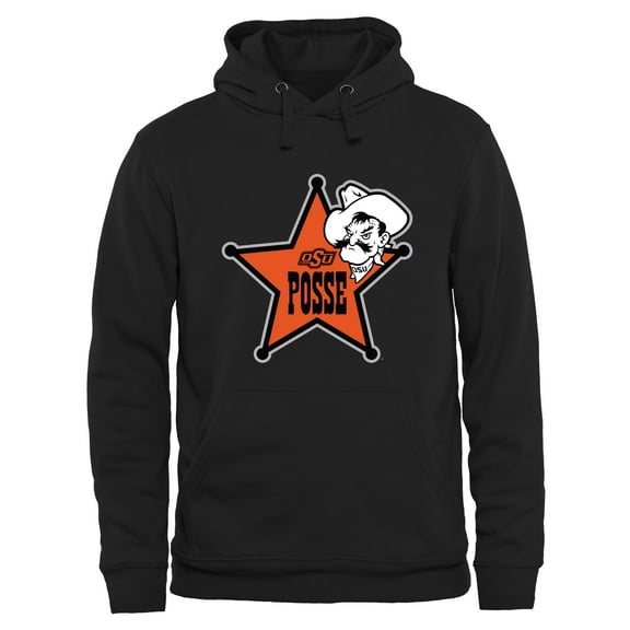 Oklahoma State Cowboys Pete's Posse Pullover Hoodie - Black