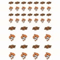 thumbnail image 1 of Oklahoma State Cowboys Small Sticker Sheet - 2 Sheets, 1 of 1