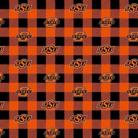 Oklahoma State OSU-1190 Buffalo Plaid fleece