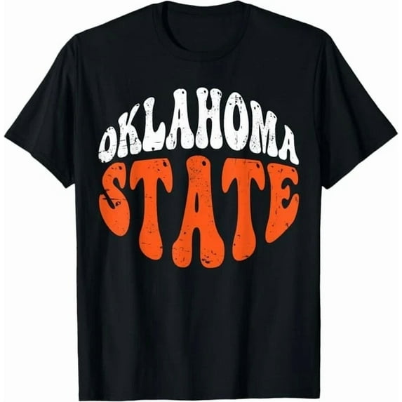 Oklahoma State Retro Vintage Distressed American Pride Unisex T-Shirt up to size 5XL