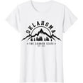thumbnail image 1 of Oklahoma The Sooner State Est. 1907 Vintage Mountains Gift T-Shirt, 1 of 2