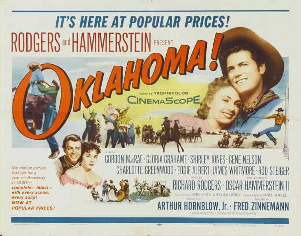 Oklahoma movie POSTER (Half Sheet Style A) (22" x 28") (1966