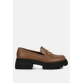 thumbnail image 1 of Oklyn Horsebit Emblesihed Chunky Platform Loafers, 1 of 9