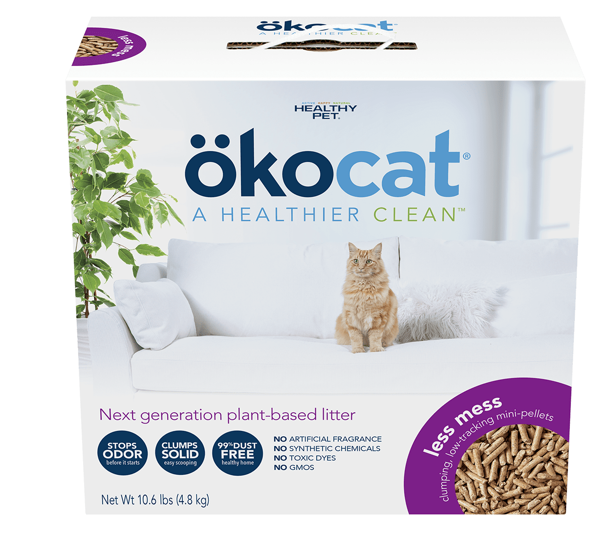 Clumping wood pellet cat litter 2025