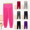 thumbnail image 1 of Oksale Harem Pants for Women Soft Cozy Loose Fit Yoga Pants Stretchy High Waisted Casual Pants for Active Indoor Dark Gray M, 1 of 8