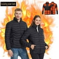 thumbnail image 1 of Oksale Heated Jackets for Women Men without Battery Pack Include Multiple Zones Puffer Coats Unisex USB Charging Thermal Coat with No Hood Black S, 1 of 9