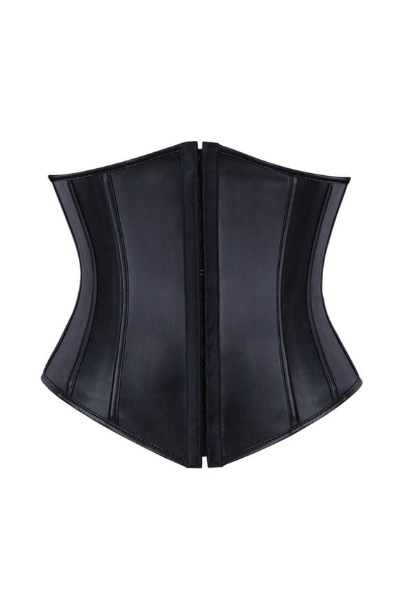 Heavy Duty 26 Double Steel Boned Waist Corset Tops Women Vintage Strapless Bustier Shapewear for Party 2026 Black 2XL