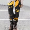 thumbnail image 1 of Oksale Lightweight Leggings for Women Tummy Control Halloween Clothes Stretch High Waist Soft Cozy Yoga Pants Funny Graphic Ladies Tights 2026 Multicolor S, 1 of 4