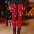 thumbnail image 1 of Oksale Plus Size Christmas Leggings for Women High Waisted Tummy Control Yoga Leggings Cute Graphic Fashion Soft Cozy Gym Tights 2025 Red M, 1 of 6