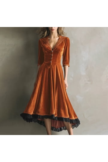Plus Size Velvet Dresses