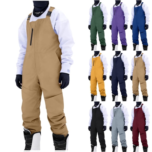 Oksale Snow Suit for Women Waterproof Fashion One Piece Snowsuit Ski Bib Windproof Snowboard Jumpsuit Winter Clothing for Sports Outdoor White S