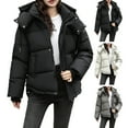 thumbnail image 1 of Oksale Womens Puffer Quilted Jackets with Hood Casual Full Zip Down Jacket with Pockets Comfort Long Sleeve Warm Winter Outerwear 2025 Gray L, 1 of 10