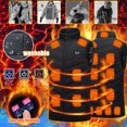 thumbnail image 1 of Oksale Womens Smart Warming Heated Vest without Battery Winter Unisex Jackets for Skiing Snowboarding Active Outdoor Black XXL, 1 of 9