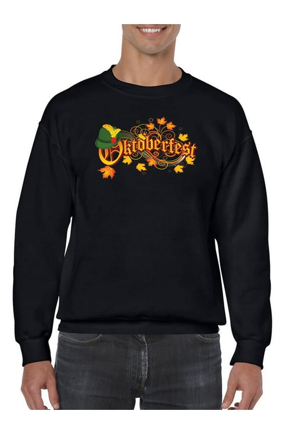 Oktoberfest Autumn Garland Sweatshirt Men -Image by Shutterstock, Male Medium