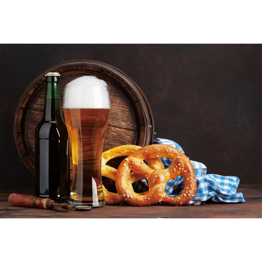 Oktoberfest Backdrop Beer Festival Background for Photography Wood ...