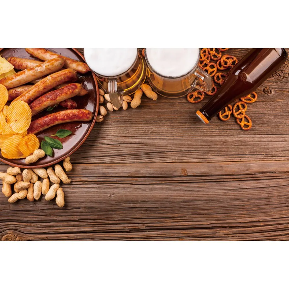 Oktoberfest Backdrop Beer Festival Background for Photography Wood ...