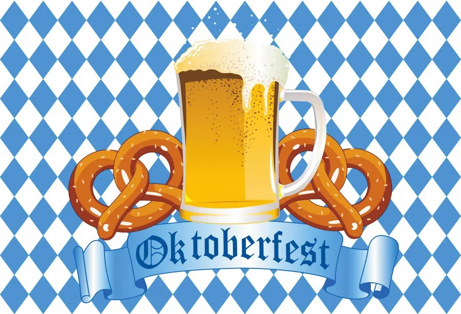 Oktoberfest Backdrop German Bavarian Cheers & Beers Festival Club ...