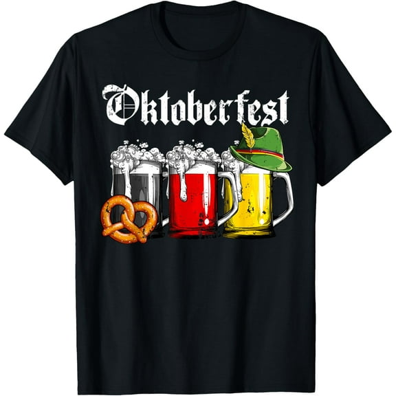Oktoberfest Beer German Flag Clothing Men Women Drinking Mug T-Shirt