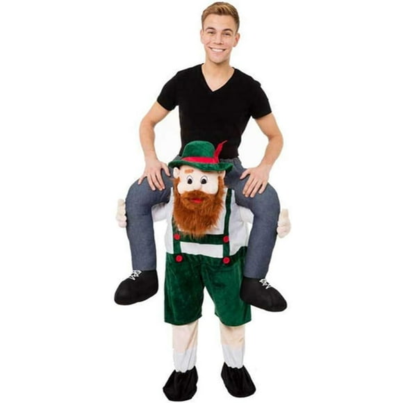 Oktoberfest Beer Guy Shoulder Halloween Carry Ride On Green Beer Guy Oktoberfest Mascot Costume