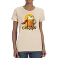thumbnail image 1 of Oktoberfest Beer Mug W Sausage T-Shirt Women -Image by Shutterstock, Female Medium, 1 of 4