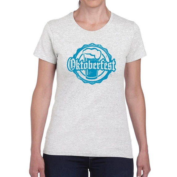Oktoberfest Beer Seal T-Shirt Women -Image by Shutterstock, Female Medium