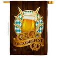 thumbnail image 1 of Oktoberfest Beverages Beer 28 x 40 in. Double-Sided Decorative Vertical House Flags for Decoration Banner Garden Yard Gift, 1 of 1