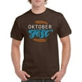 thumbnail image 1 of Oktoberfest Blue Lettering T-Shirt Men -Image by Shutterstock, Male Large, 1 of 4