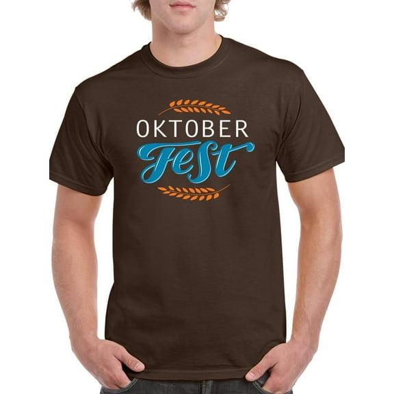 Oktoberfest Blue Lettering T-Shirt Men -Image by Shutterstock, Male XX-Large